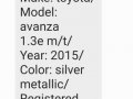 Selling Silver Toyota Avanza 2015 in Malolos-0