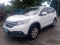 Pearl White Honda CR-V 2013 for sale in Caloocan-4