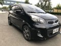 Black Kia Picanto 2015 for sale in Makati-0