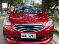 Red Mitsubishi Mirage 2017 for sale in Lucena-1