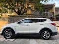 Pearl White Hyundai Santa Fe 2015 for sale in Automatic-4