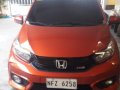 Orange Honda Brio 2020  for sale-0