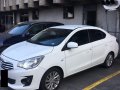 Selling Pearl White Mitsubishi Mirage 2017 in Quezon City-3