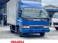 2021 ISUZU ELF ALUMINUM CLOSED VAN 14.5FT NPR MOLYE 4HG1 IN-LINE NO COMPUTER BOX-1