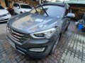 Grey Hyundai Santa Fe 2015 for sale in Automatic-5