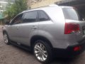 Silver Kia Sorento 2010 for sale in Automatic-3