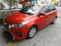 Orange Toyota Yaris 2017 for sale in Quezon -6