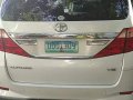 Pearl White Toyota Alphard 2013 for sale in Automatic-8