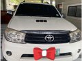 Pearl White Toyota Fortuner 2010 for sale in Automatic-9