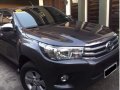 Grey Toyota Hilux 2018 for sale in Baliuag-2