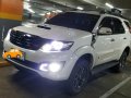 Selling Pearl White Toyota Fortuner 2015 in Baguio-2