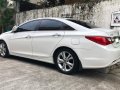 Pearl White Hyundai Sonata 2011 for sale in Quezon-1