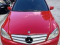 Red Mercedes-Benz C200 2009 for sale in Pasig-3