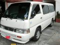 Pearl White Nissan Urvan 2013 for sale in Makati -7