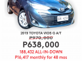 2019 TOYOTA VIOS G 1.5L A/T -0