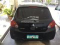 Mitsubishi Mirage 2013 GLX 1.2 CVT Hatchback Black for sale-0