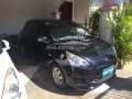 Mitsubishi Mirage 2013 GLX 1.2 CVT Hatchback Black for sale-1