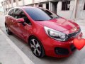 Red Kia Rio 2013 for sale in Automatic-1