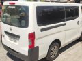 Pearl White Nissan Urvan 2018 for sale in Quezon -1