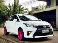 White Toyota Yaris 2015 for sale in Meycauayan-9
