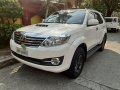 Pearl White Toyota Fortuner 2015 for sale in Manila-9