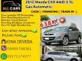2012 Mazda CX9 AWD 3.7L Gas AT 
Php 638,000 Only! 📞👩JONA DE VERA (09565798381-VIBER)-0