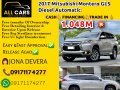 2017 Mitsubishi Montero GLS Diesel AT

Php 1,048,000 only! 📞👩Ms. JONA (09565798381-viber)-0