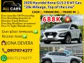 2020 Hyundai Kona GLS 2.0 AT Gas 20k Mileage, Top of the Line" 688K 📞👩09565798381-Viber)-0