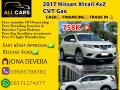 2017 Nissan Xtrail 4x2 CVT Gas  758K 💥👩JONA DE VERA  
09565798381Viber/09171174277- Whatsapp-0