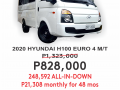 2020 HYUNDAI H100 2.5L CRDi GL EURO 4 -0