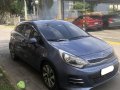 2017 Blue Kia Rio Hatchback for Sale-0