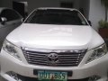 White Pearl 2012 Toyota Camry-0