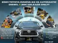 2024 Toyota Innova 2.8 XE Automatic Diesel 🔰CALL NOW  ☎️09279850198/ JESSEN “KAKOTSE “MENDOZA-0