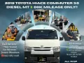 2019 Toyota Hiace Commuter 3.0 Diesel Manual 🔰CALL NOW  ☎️09279850198/ JESSEN “KAKOTSE “MENDOZA-0