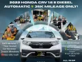2022 Honda CRV 1.6 S Diesel Automatic 🔰CALL NOW  ☎️09279850198/ JESSEN “KAKOTSE “MENDOZA-0