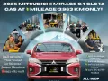 2025 Mitsubishi Mirage G4 GLS 1.2 Gas AT 🔰CALL NOW  ☎️09279850198/ JESSEN “KAKOTSE “MENDOZA-0