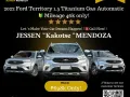 2022 Ford Territory 1.5 Titanium Gas🔥𝐉𝐄𝐒𝐒𝐄𝐍 “𝑲𝒂𝒌𝒐𝒕𝒔𝒆” 𝐌𝐄𝐍𝐃𝐎𝐙𝐀🙋‍♂️☎️09279850198-0