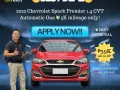 2022 Chevrolet Spark Premier 1.4 CVT AT Gas 🔥𝐉𝐄𝐒𝐒𝐄𝐍 𝐌𝐄𝐍𝐃𝐎𝐙𝐀 🙋‍♂️☎️ 09279850198-0