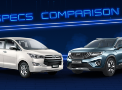 2021 Geely Okavango vs Toyota Innova Comparison: Spec Sheet Battle