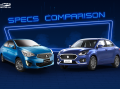 2021 Mitsubishi Mirage G4 vs Suzuki Dzire Comparison: Spec Sheet Battle