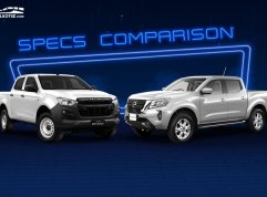 2021 Isuzu D-Max LT 4x2 vs Nissan Navara EL 4x2 Spec Sheet Comparison