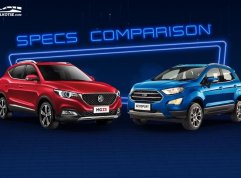 2021 MG ZS vs Ford EcoSport Comparison: Spec Sheet Battle 