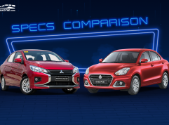 2022 Mitsubishi Mirage G4 vs Suzuki Dzire Comparison: Spec Sheet Battle