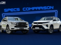 2022 Isuzu mu-X vs Toyota Fortuner Comparo: Spec Sheet Battle 
