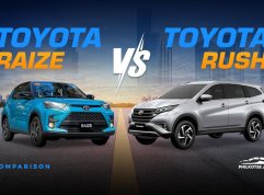 2022 Toyota Raize vs Toyota Rush Comparison: Spec Sheet Battle