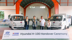 Hyundai Motor PH donates two H-100 units to DSWD-NCR