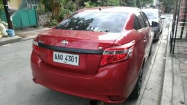 2014 Toyota Vios 1.3E Red Mica MT for only 415k