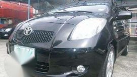 Well kept 2007 Toyota Yaris Auto Black Sedan