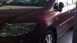 2008 honda city 1.3 AT red