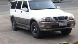 ssangyong musso 2014 model 4x4 diesel manual trans.all power register